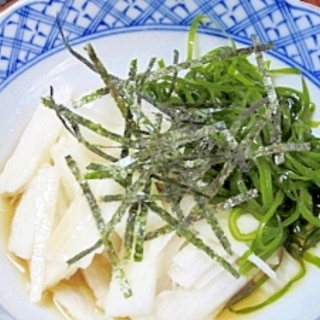 箸休め☆　「すき昆布と長芋の酢の物」